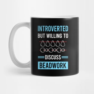 Introverted Beadwork Beading Bead Beads Mug